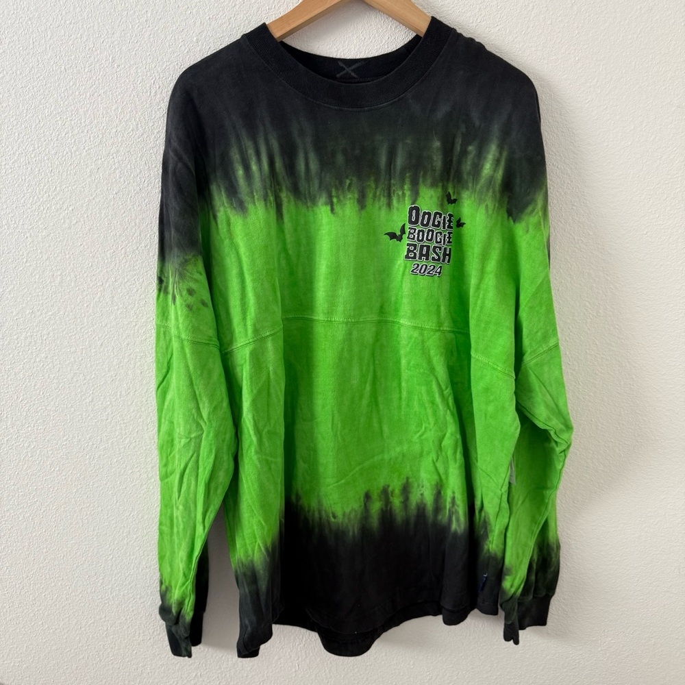 NWT Oogie Boogie Bash 2024 Long Sleeve Shirt spirit jersey size large